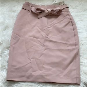 NWT banana republic baby pink skirt
